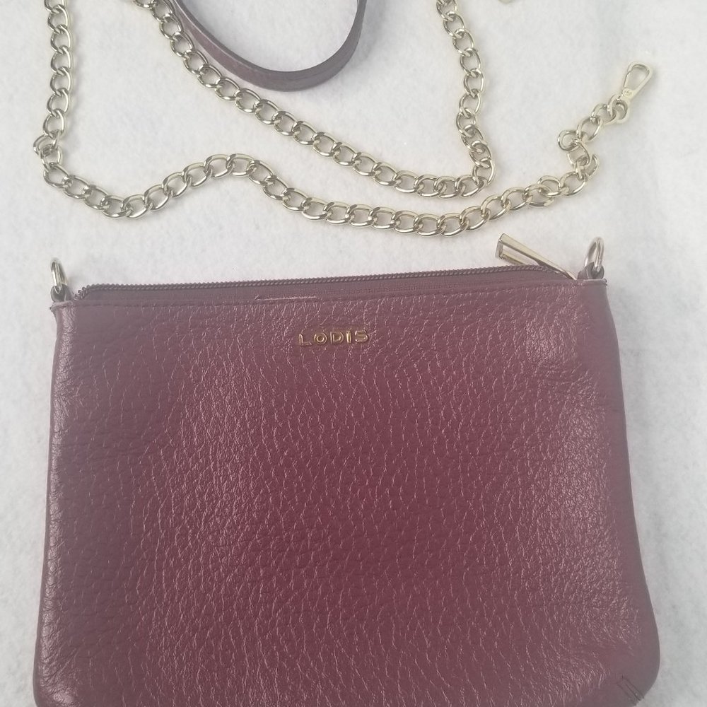 Lodis Convertible Purse Burgundy